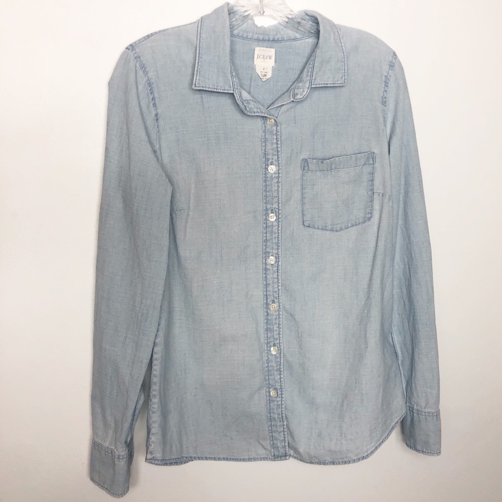 J. Crew factory chambray button down
